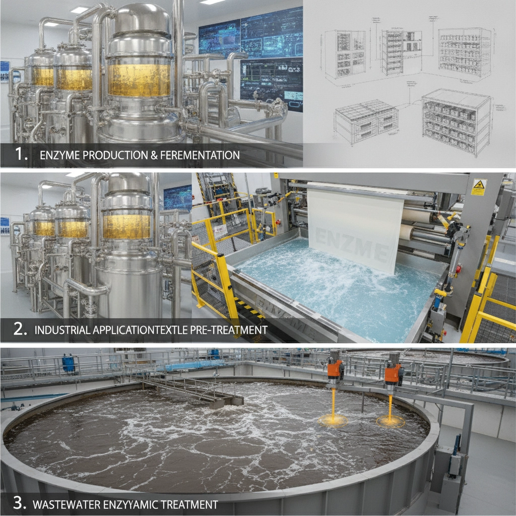 Sustainable Innovation with Enzymes Used in the Industry