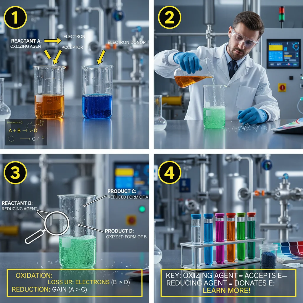 How to identify oxidising and reducing agent in textiles