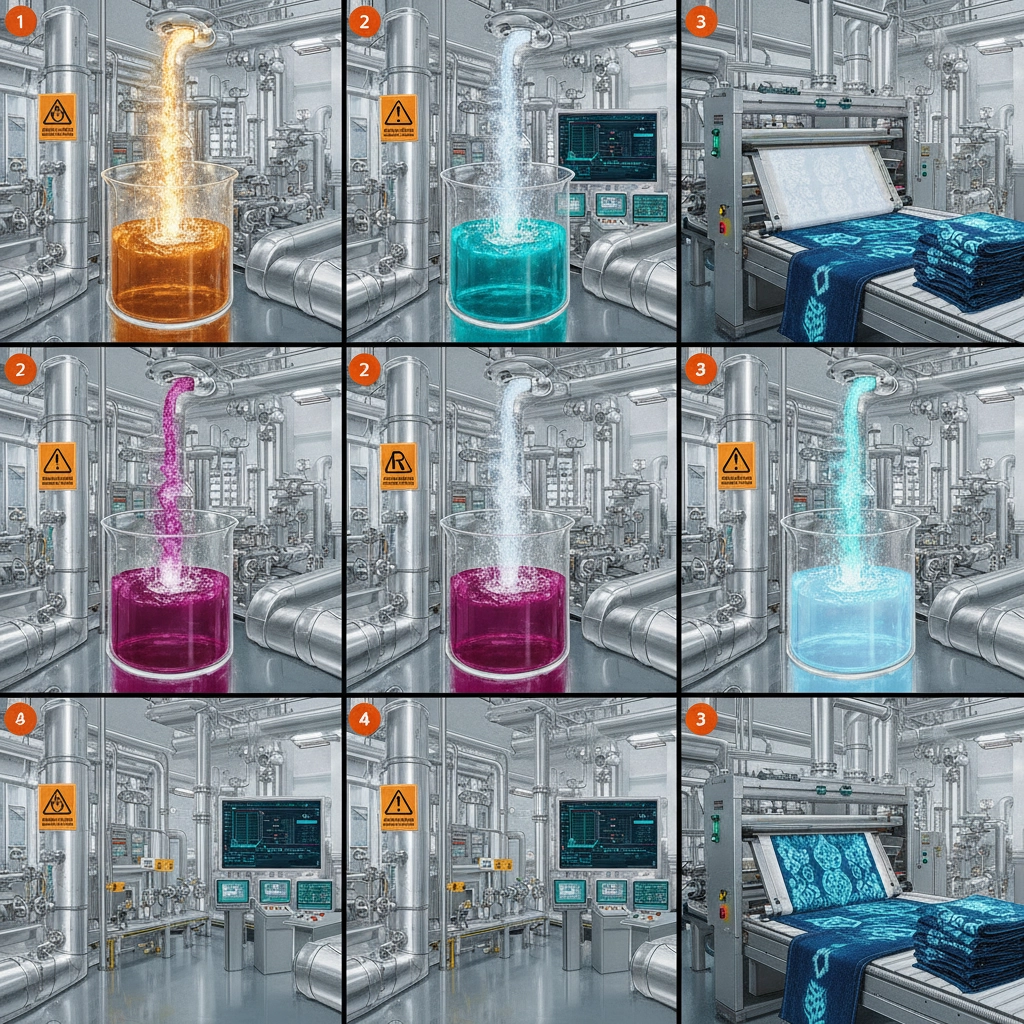 Textile Chemistry and the Use of oxidizing vs reducing agent