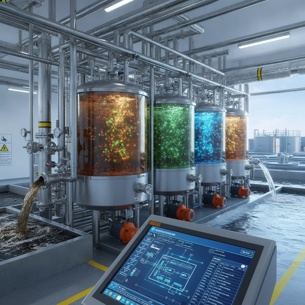Sustainable Industrial Water Cleaning Using Enzymes Used in Wastewater Treatment
